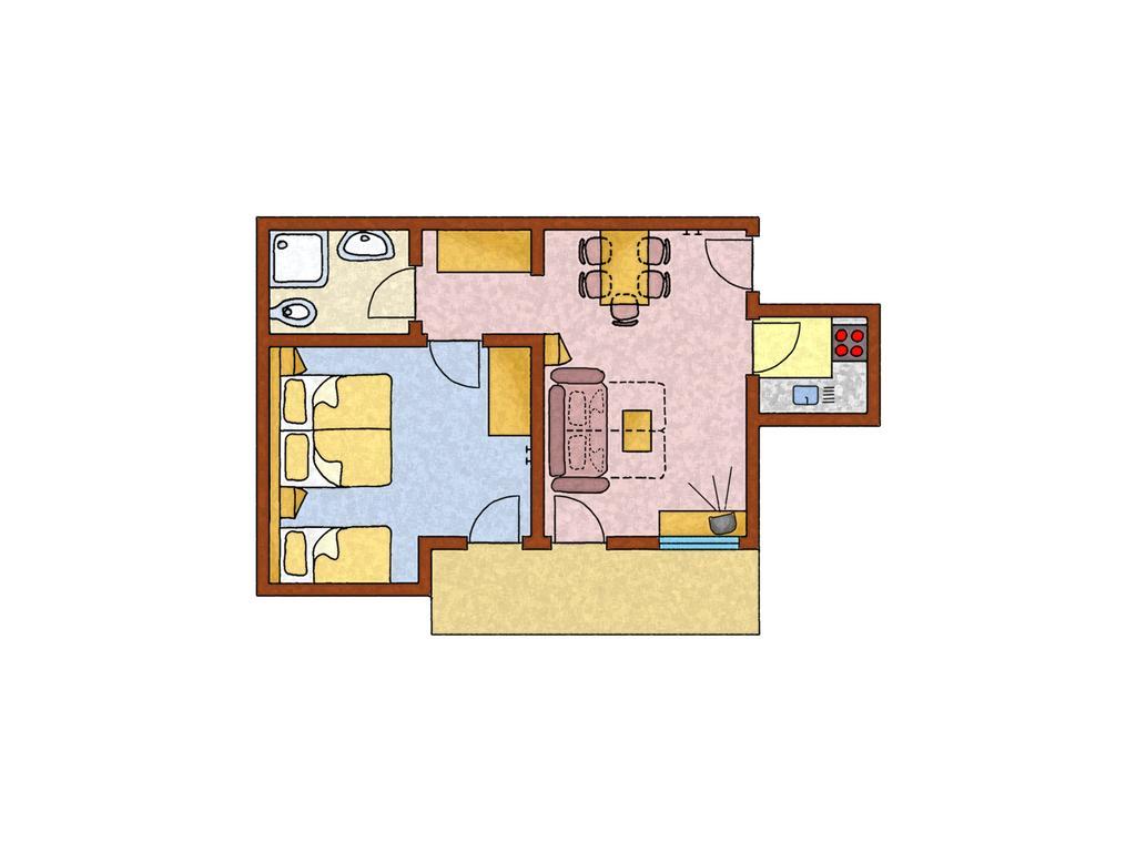 Appartements Erika Falzes Luaran gambar