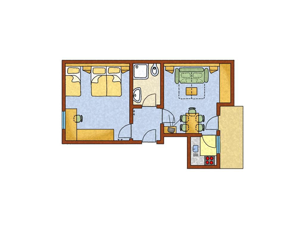 Appartements Erika Falzes Luaran gambar